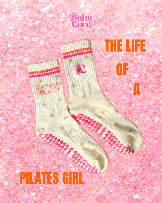 The Life of a Pilates Girl Grip Socks