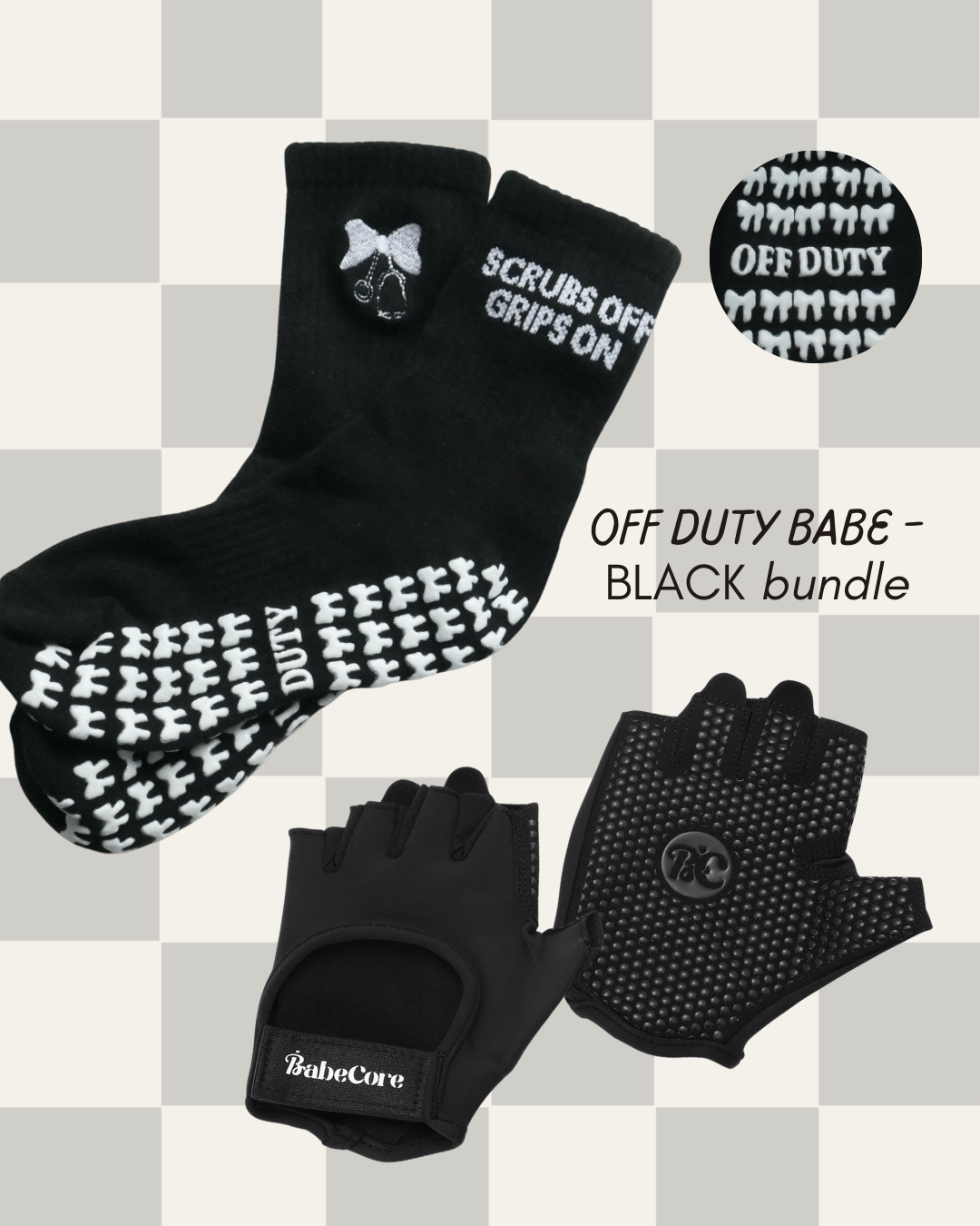 Off-Duty Grip Socks