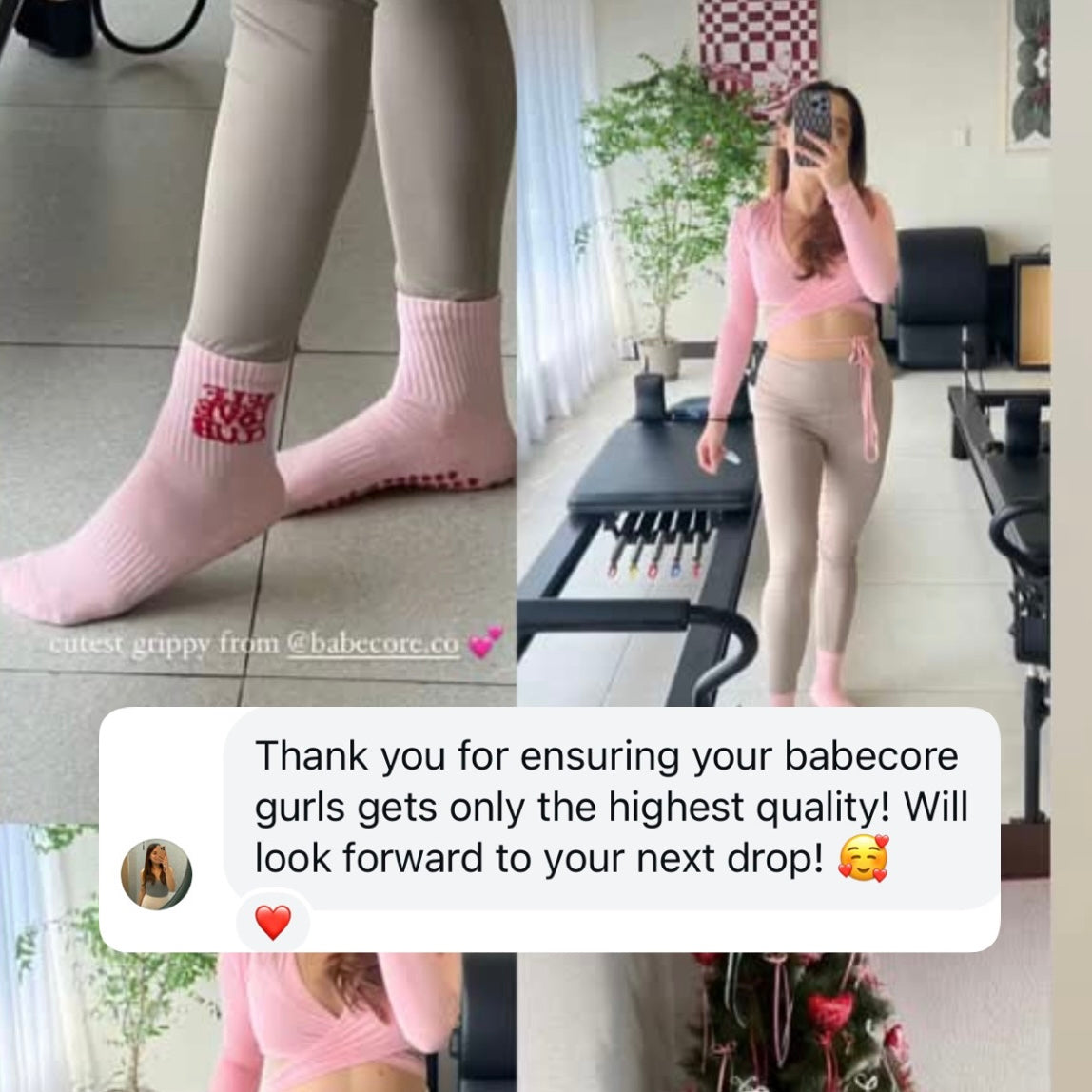 Self Love Club Grip Socks