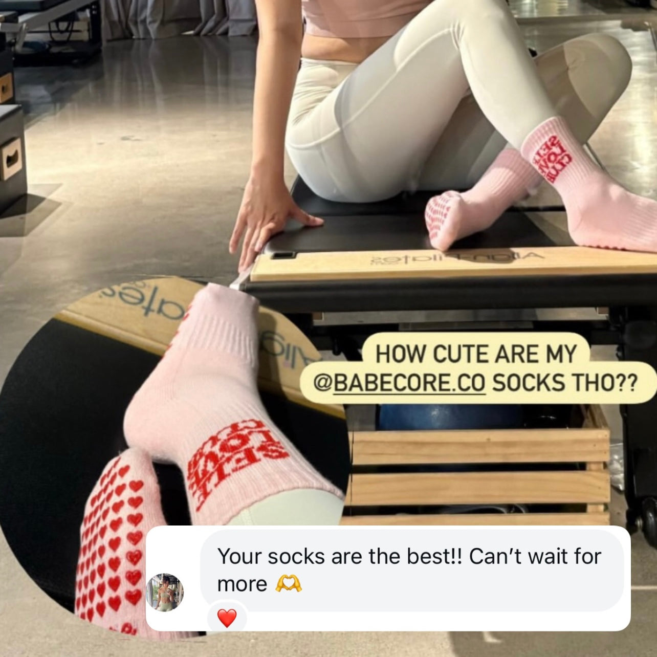 Self Love Club Grip Socks