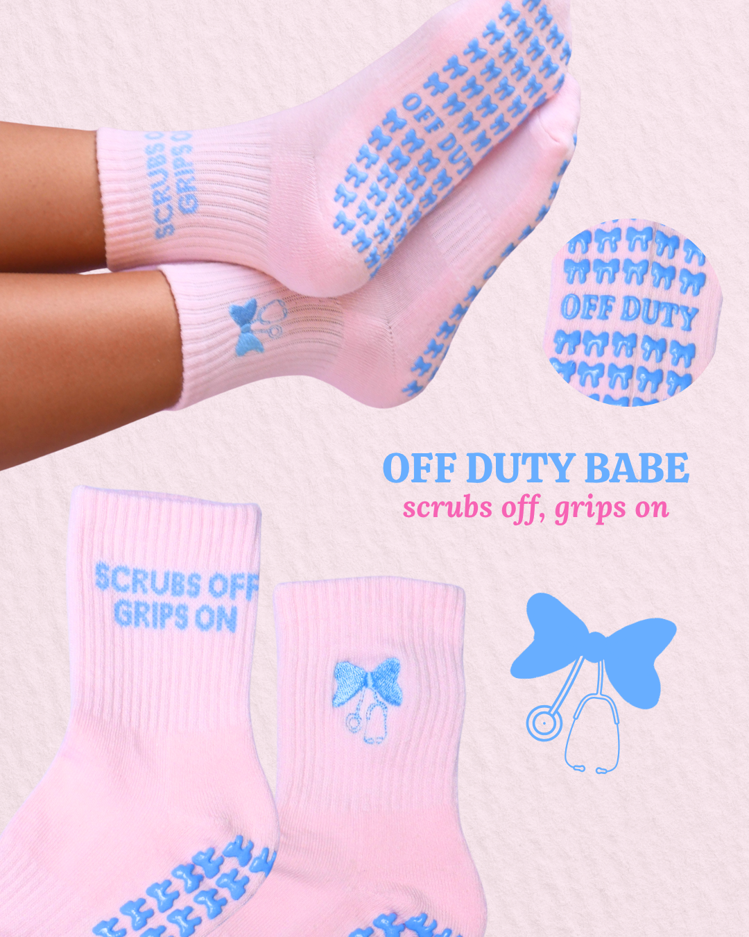 Off-Duty Grip Socks
