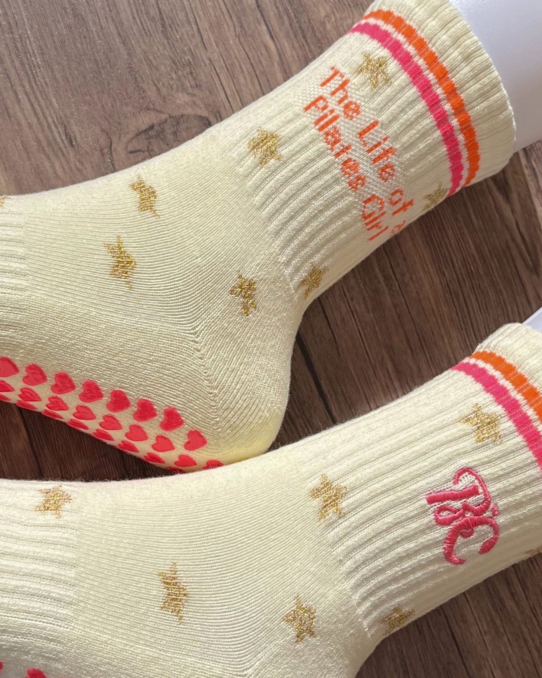 The Life of a Pilates Girl Grip Socks