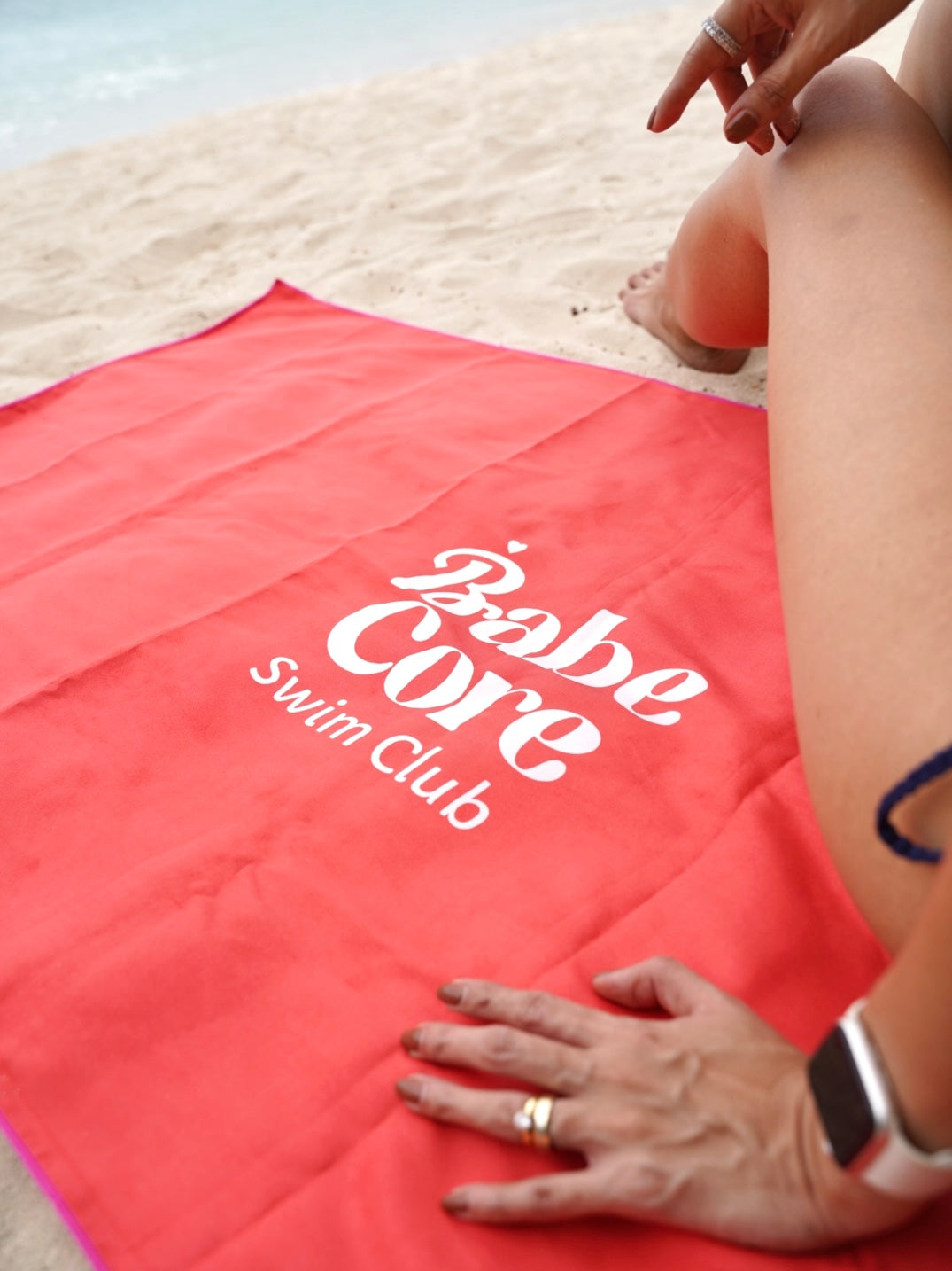 DND - Babe Core Swim Club Beach Towel