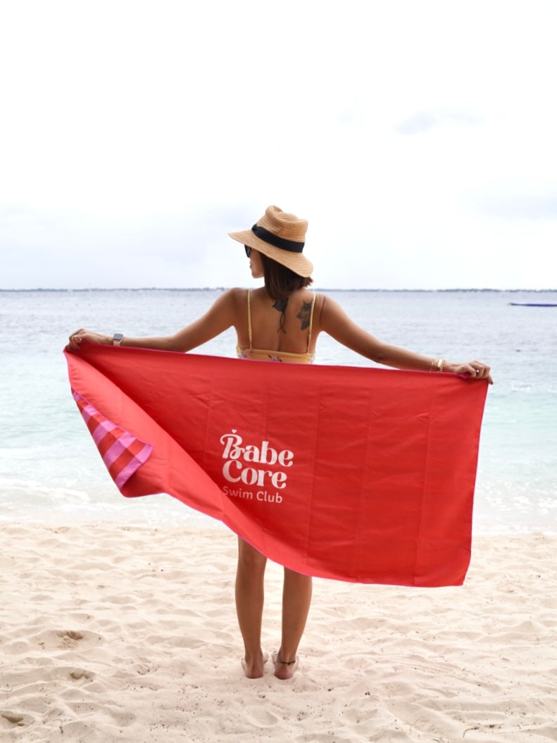 DND - Babe Core Swim Club Beach Towel