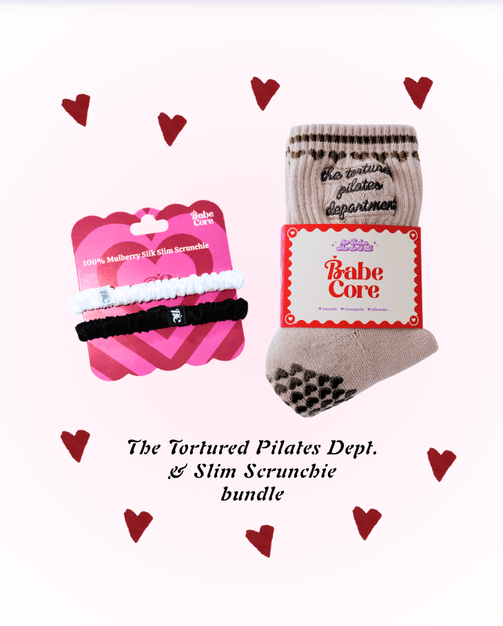 The Tortured Pilates Department Grip Socks for Pilates, Lagree, barre, yoga