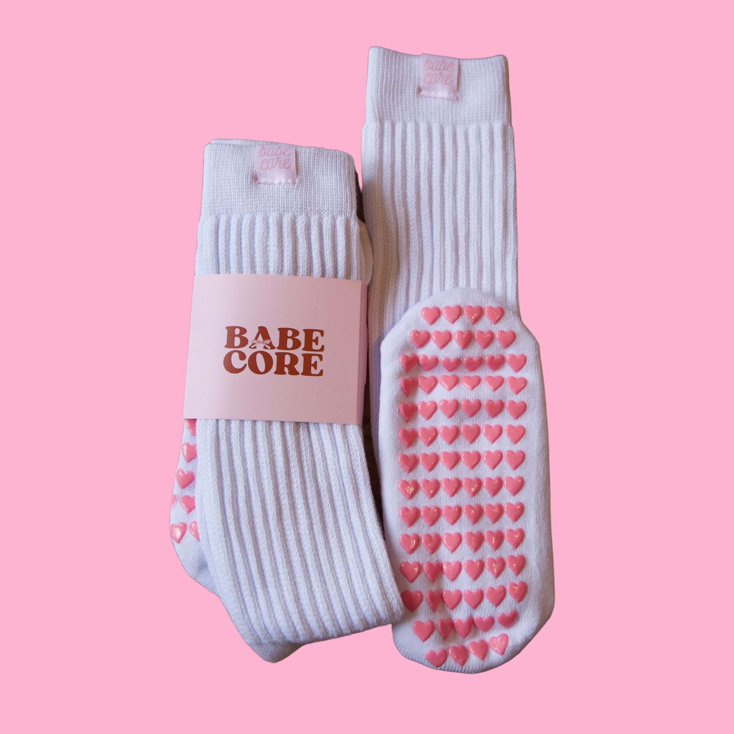 Miss Scrunchie Grip Socks 💖