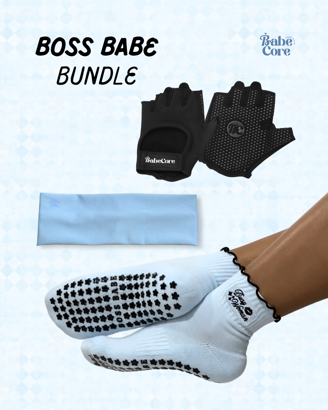 BUNDLES - Babe Core Grip Socks and Headbands
