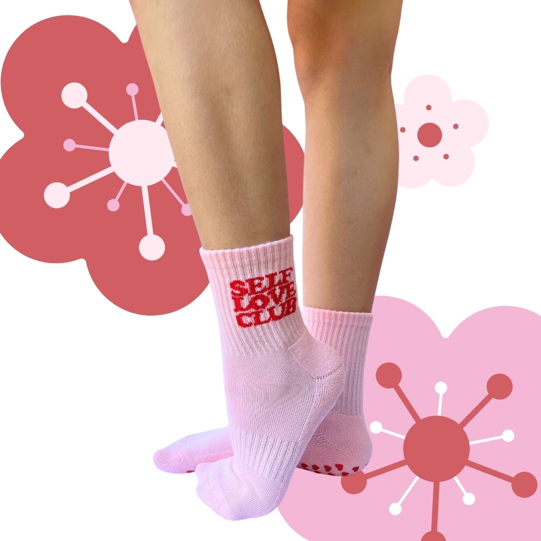 Self Love Club Grip Socks