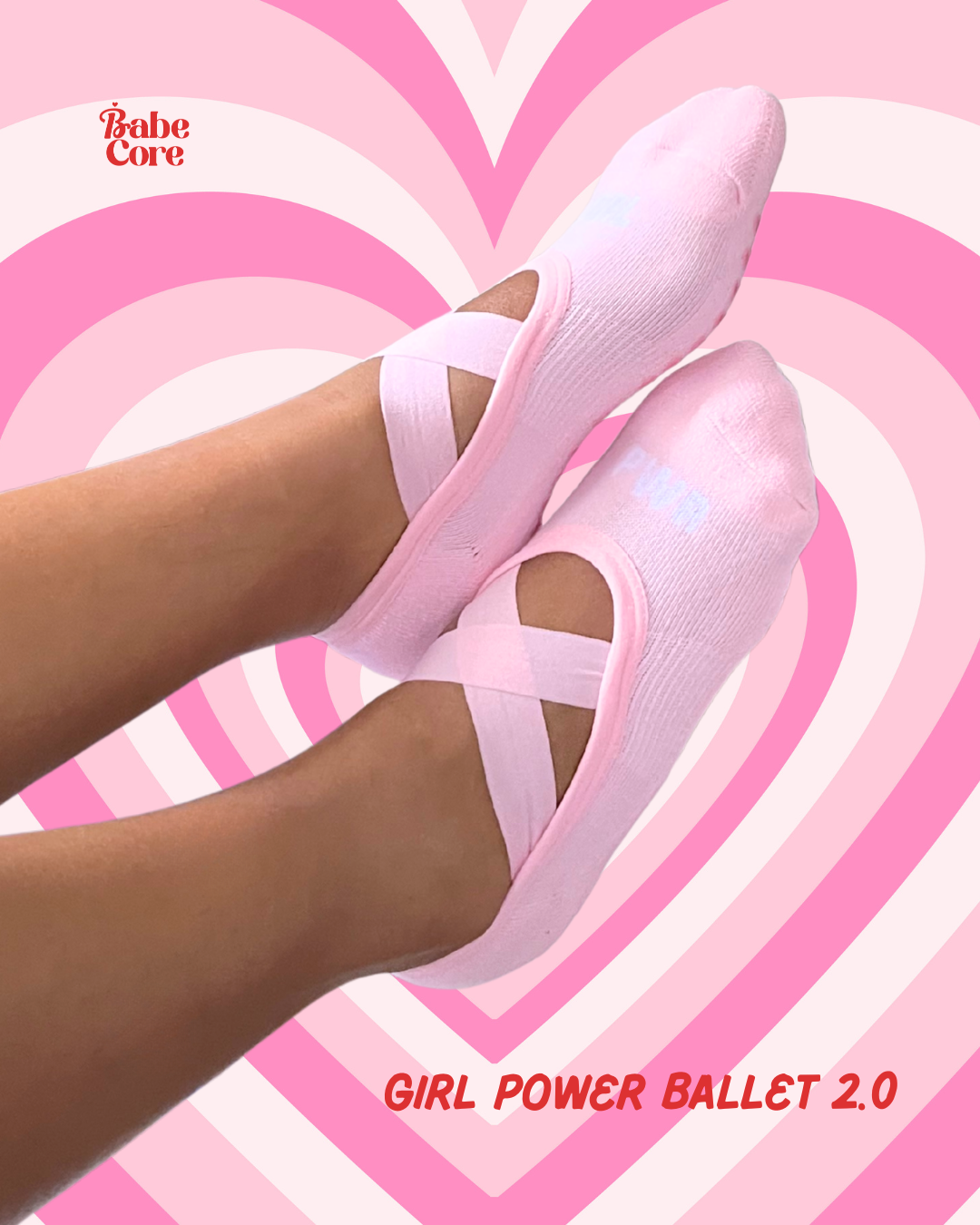 Girl Power Ballet Grip Socks (Version 2.0)