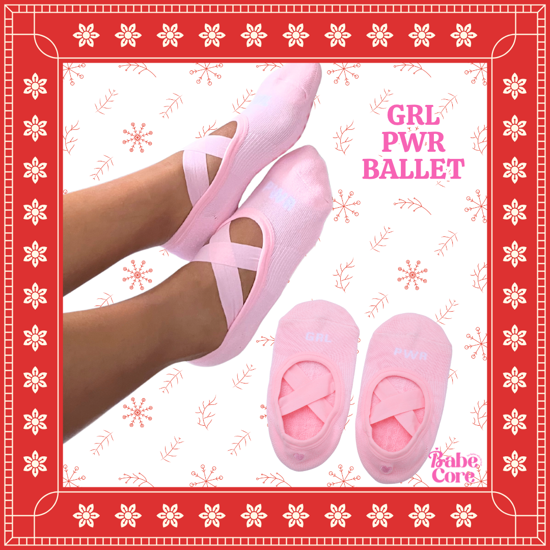 Girl Power Ballet Grip Socks (Version 2.0)