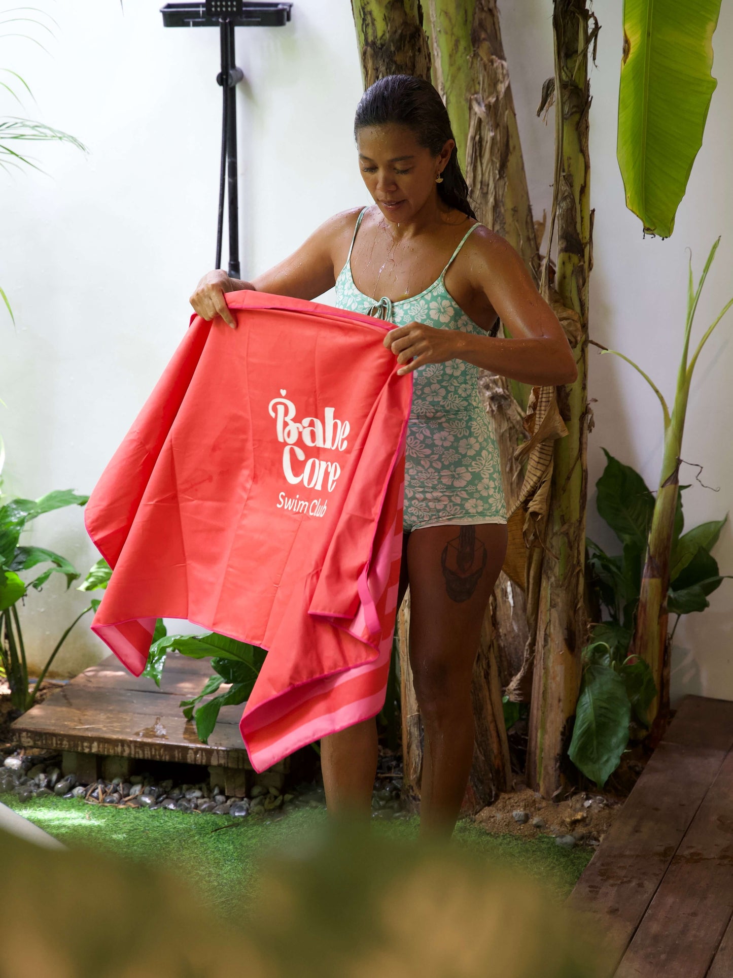 DND - Babe Core Swim Club Beach Towel