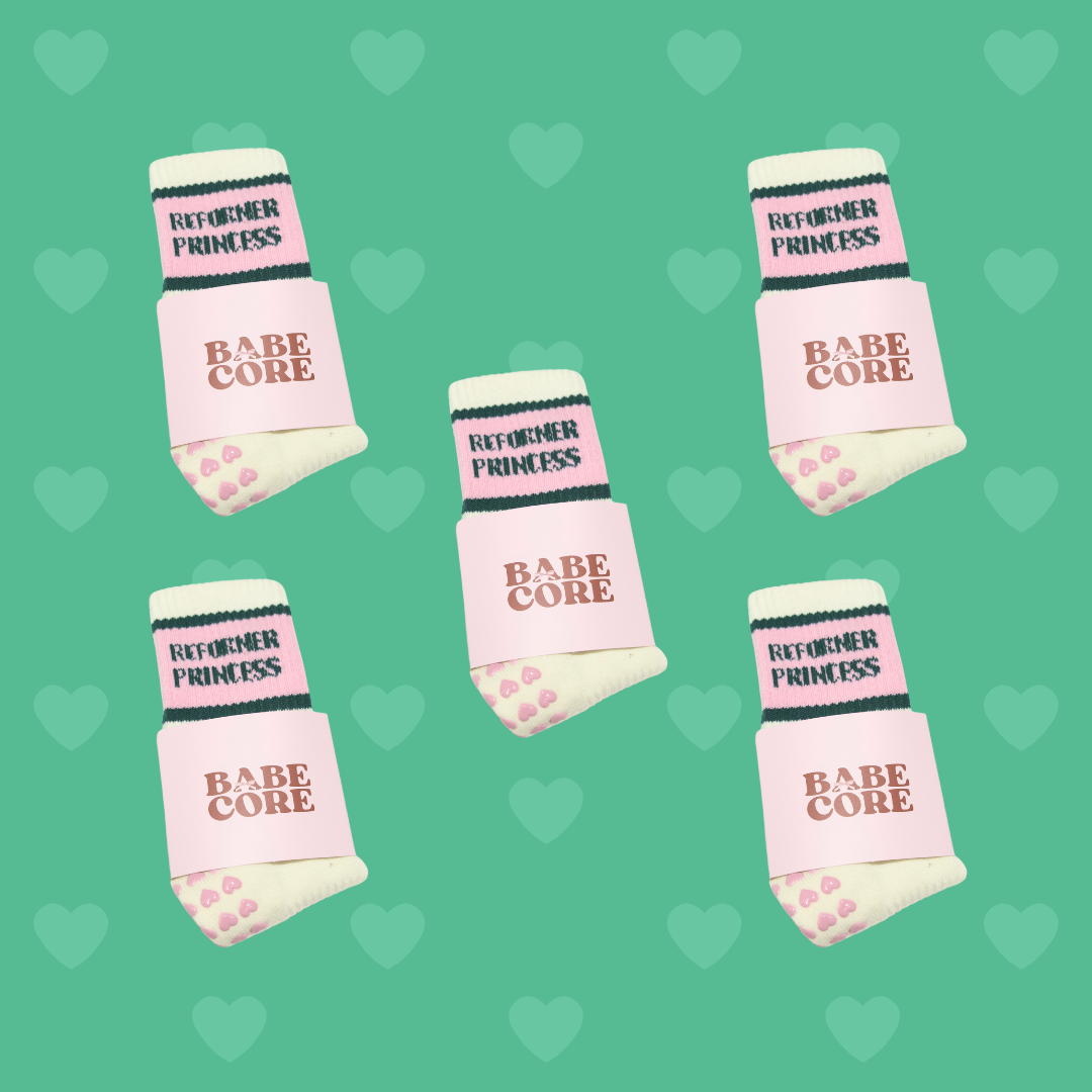 Reformer Princess Grip Socks 👑💖