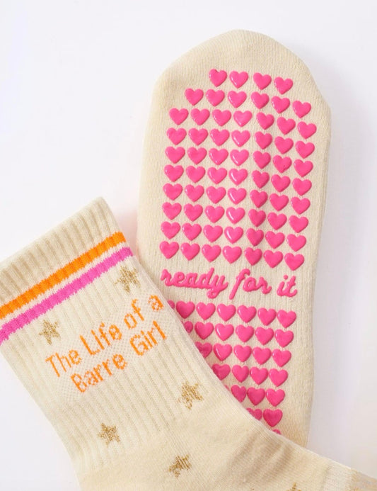 The Life of a Barre Girl Grip Socks