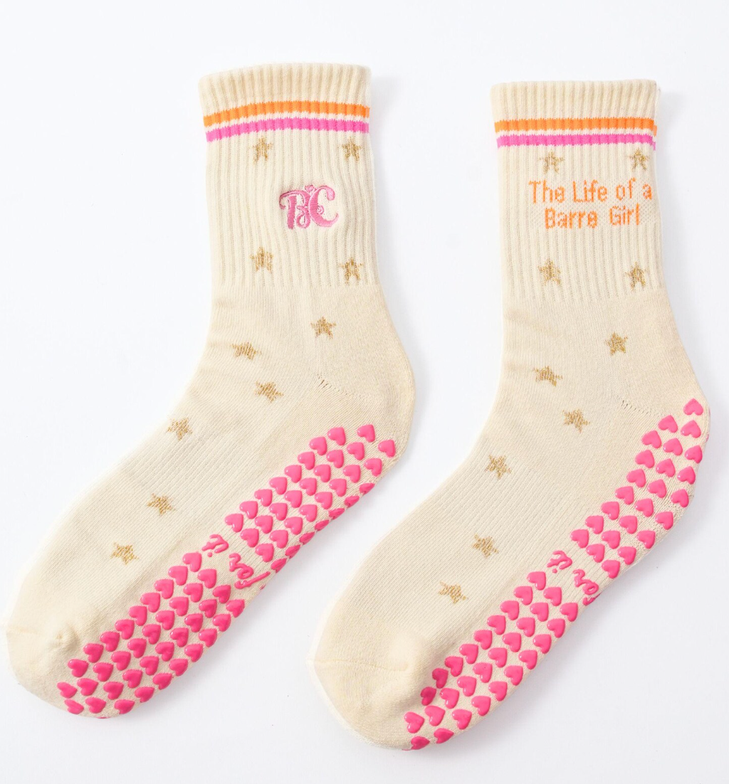 The Life of a Barre Girl Grip Socks