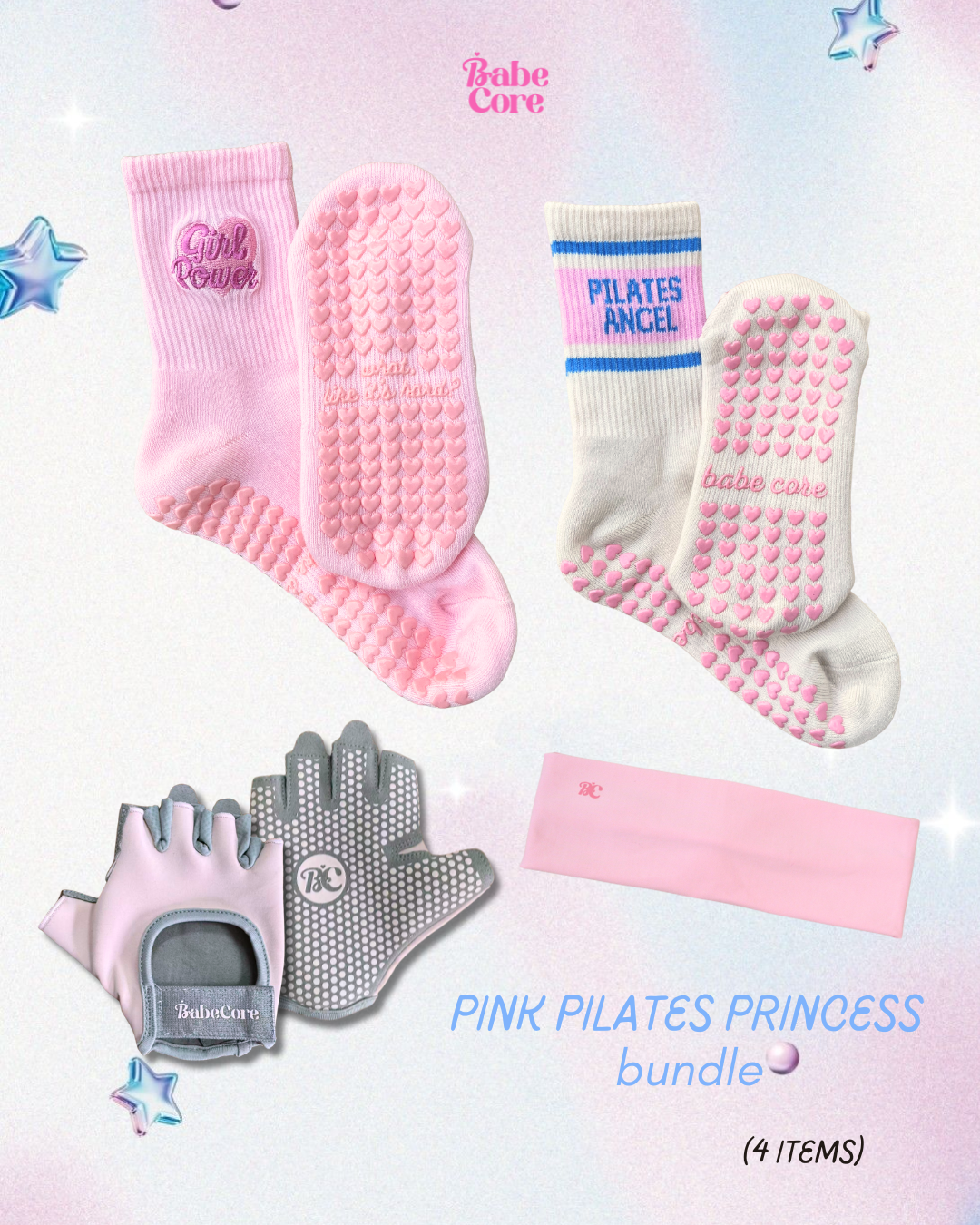 BUNDLES - Babe Core Grip Socks and Headbands