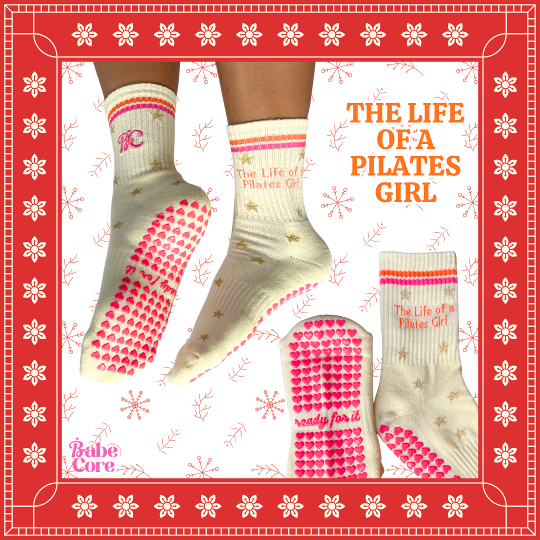 The Life of a Pilates Girl Grip Socks