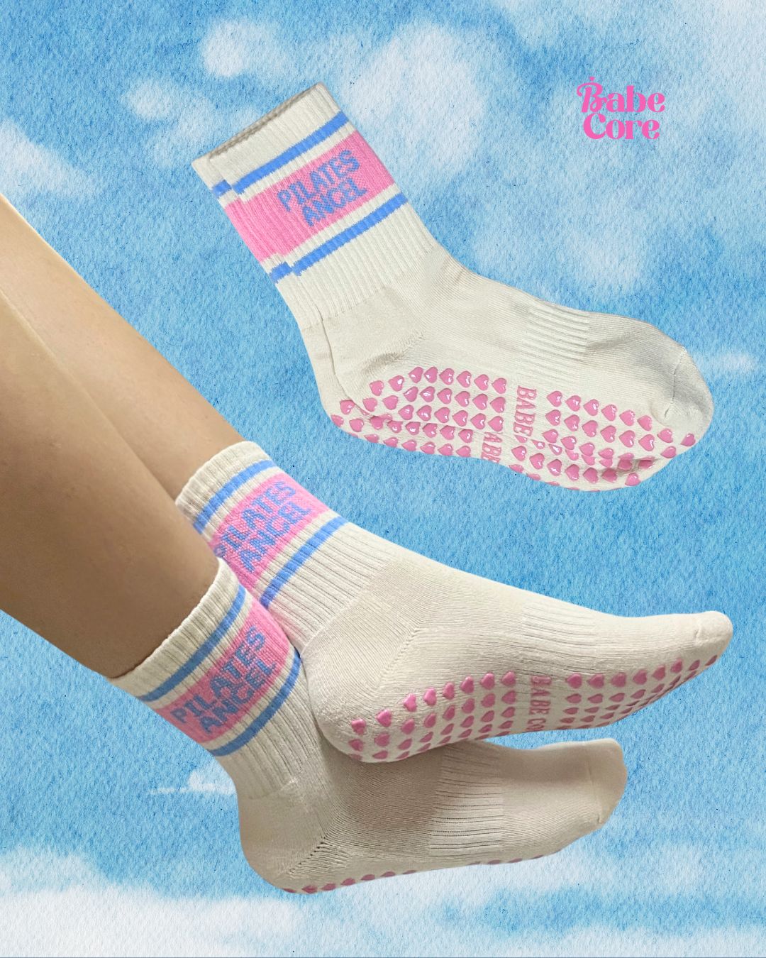 BABE CORE Pilates Angel Grip Socks