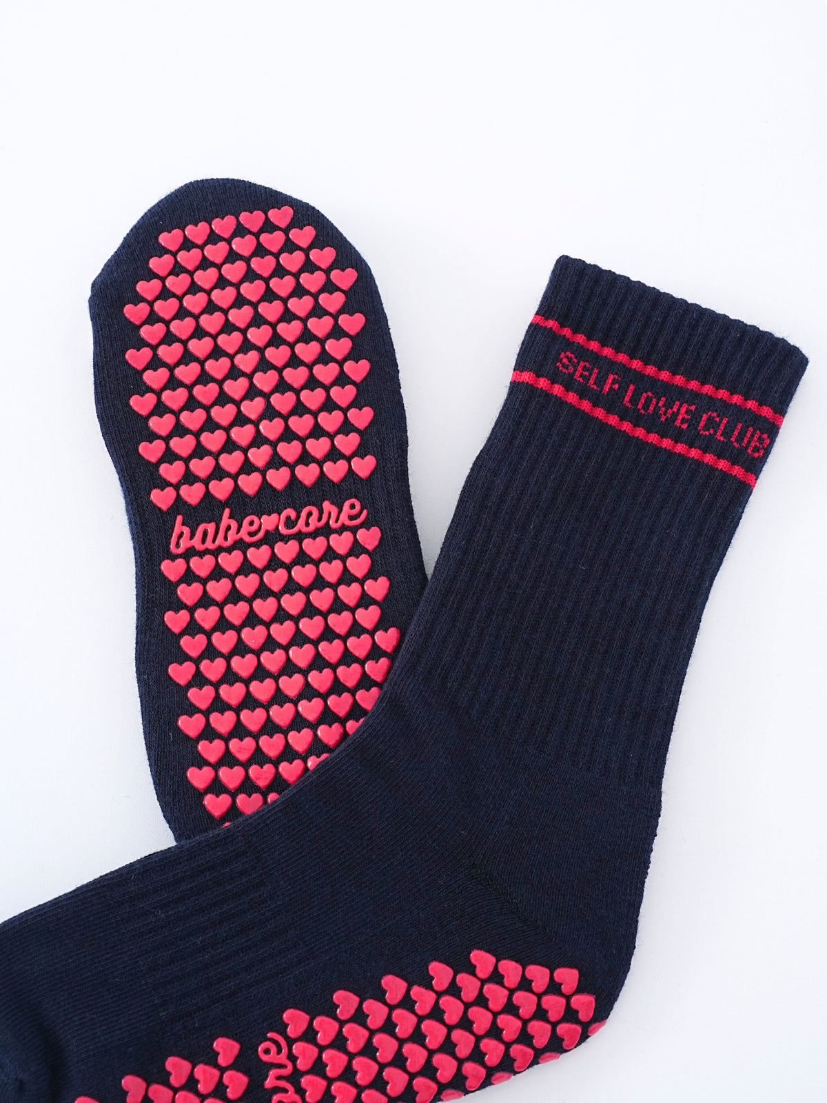 Self Love Club 2.0 Grip Socks Anti-slip Grip Socks for Pilates, Lagree, Barre, Yoga, and more