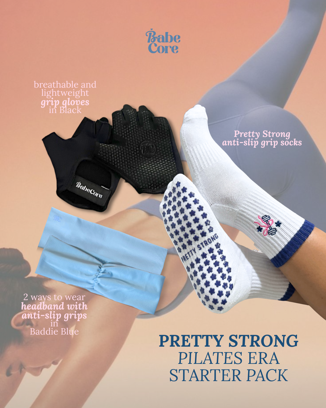 BUNDLES - Babe Core Grip Socks and Headbands
